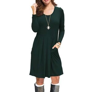 NWT Emerald Green Korsis Pleated Dress